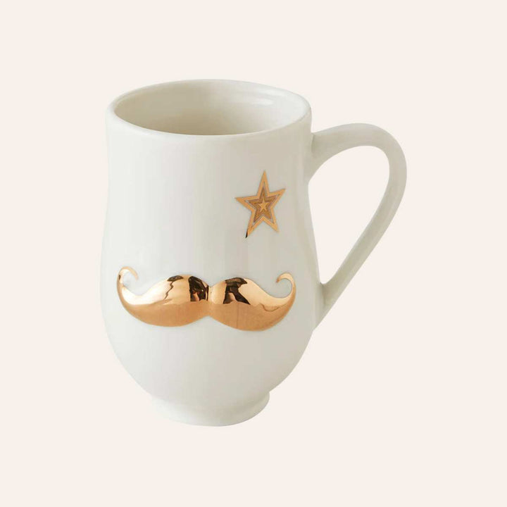 Jonathan Adler Gilded Mr. and Mrs. Muse Mug