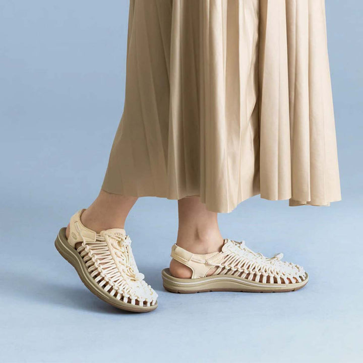 KEEN Uneek White Cap/Cornstalk W