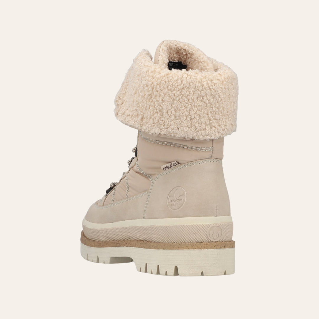 Rieker Vinterboots Cuddly Beige W