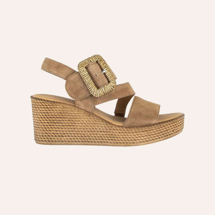 Gabor Kilehælsandal Peanut W