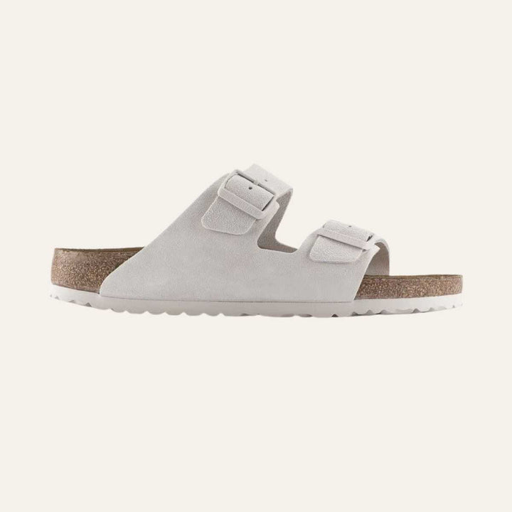 Birkenstock Arizona Modern Suede Antique White M