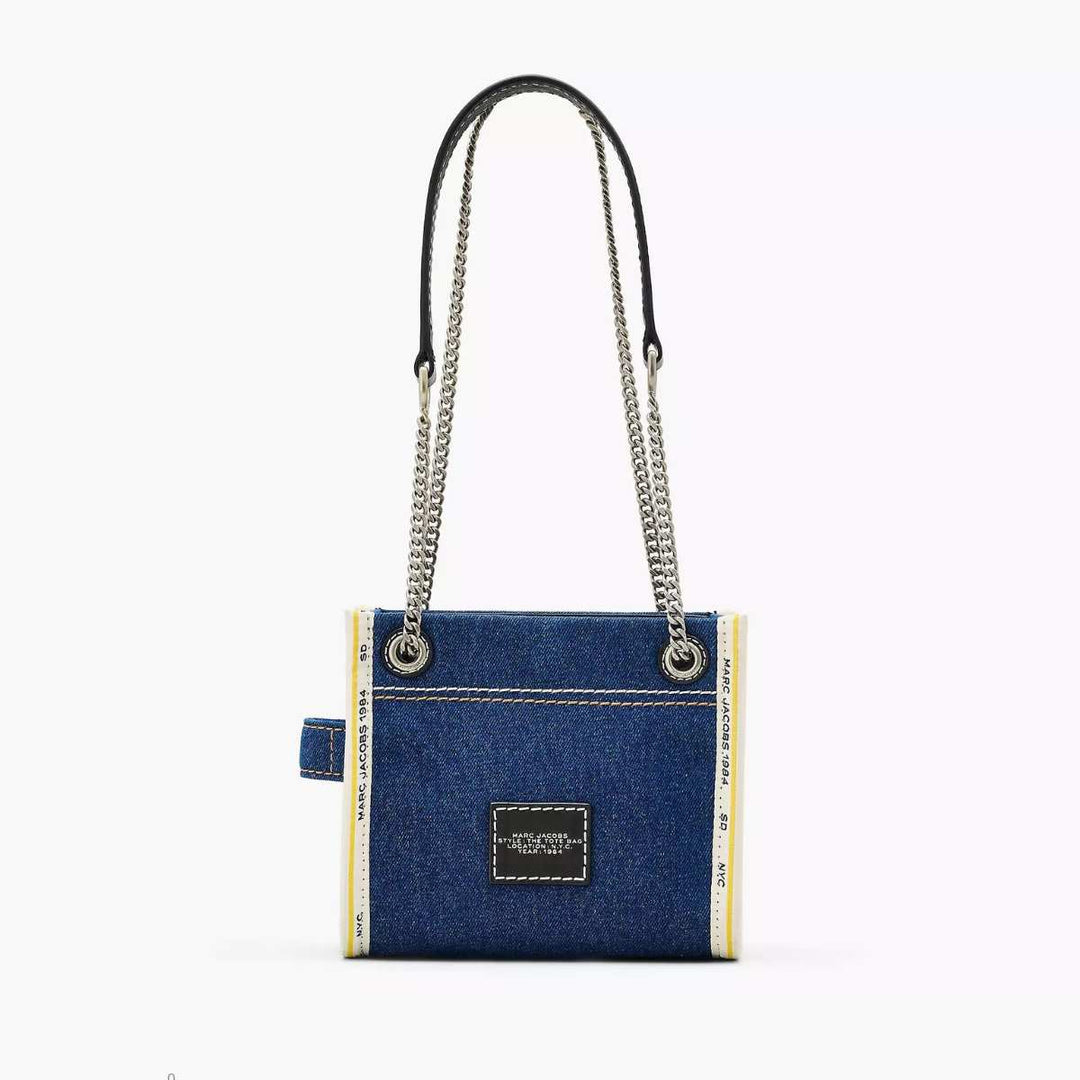 Marc Jacobs The Crossbody Tote Denim Dark Wash