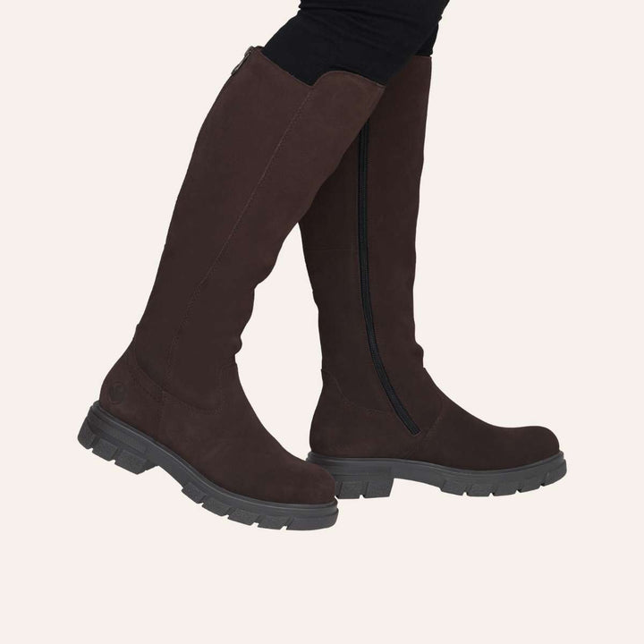 Rieker Høy Støvlett Brown W