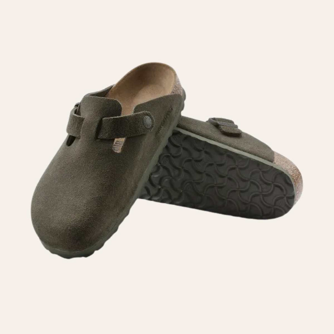 Birkenstock Boston Regular Suede Leather Thyme M