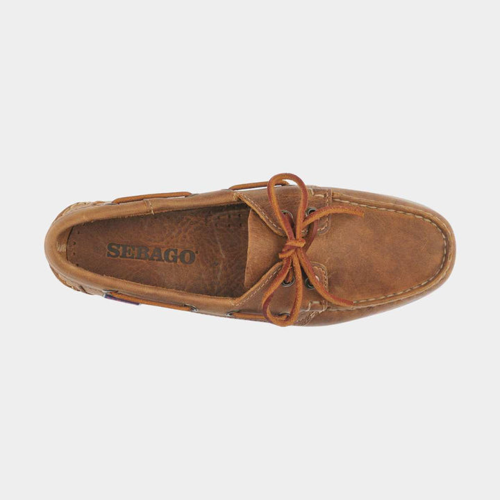 Sebago Docksides Portland Crazy Brown Tan W