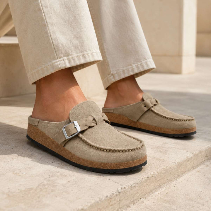 Birkenstock Buckley Braided Taupe W