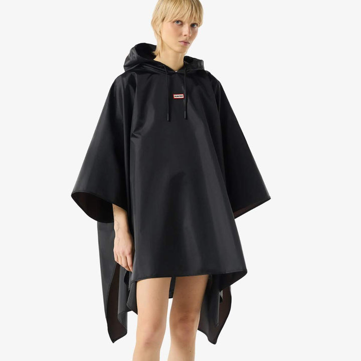 Hunter Packable Poncho Black UNI