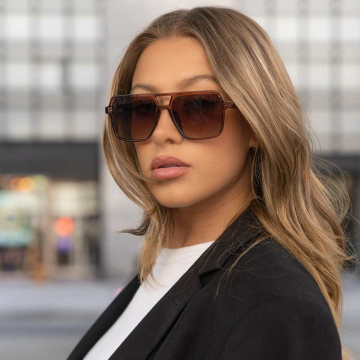 Otra Solbrille Zoya Trans Maple/Brown Fade