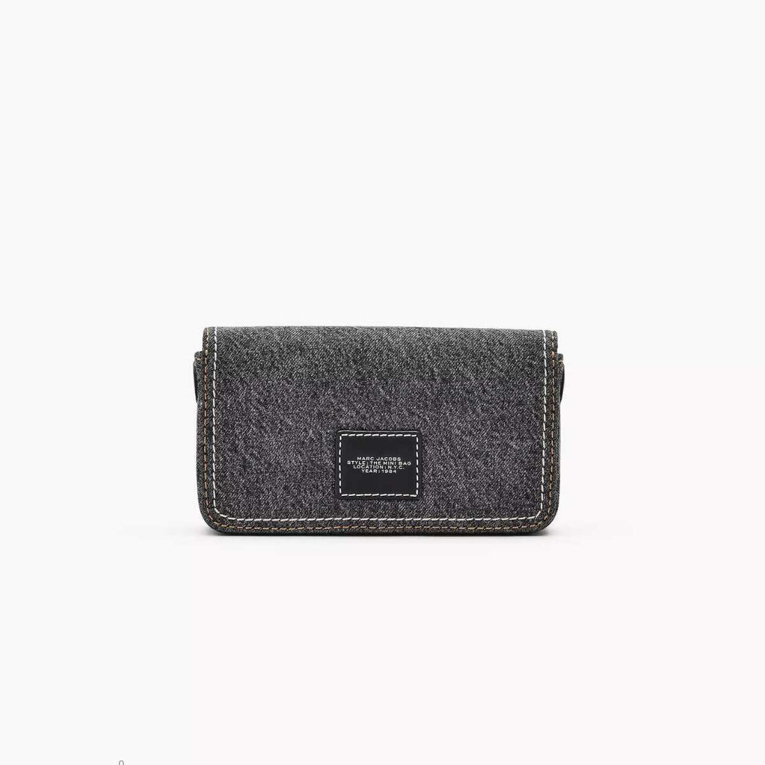 Marc Jacobs The Mini Bag Denim Black Wash