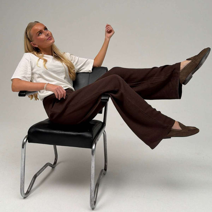 BYIC CelinaIC Pant Dark Brown Texture