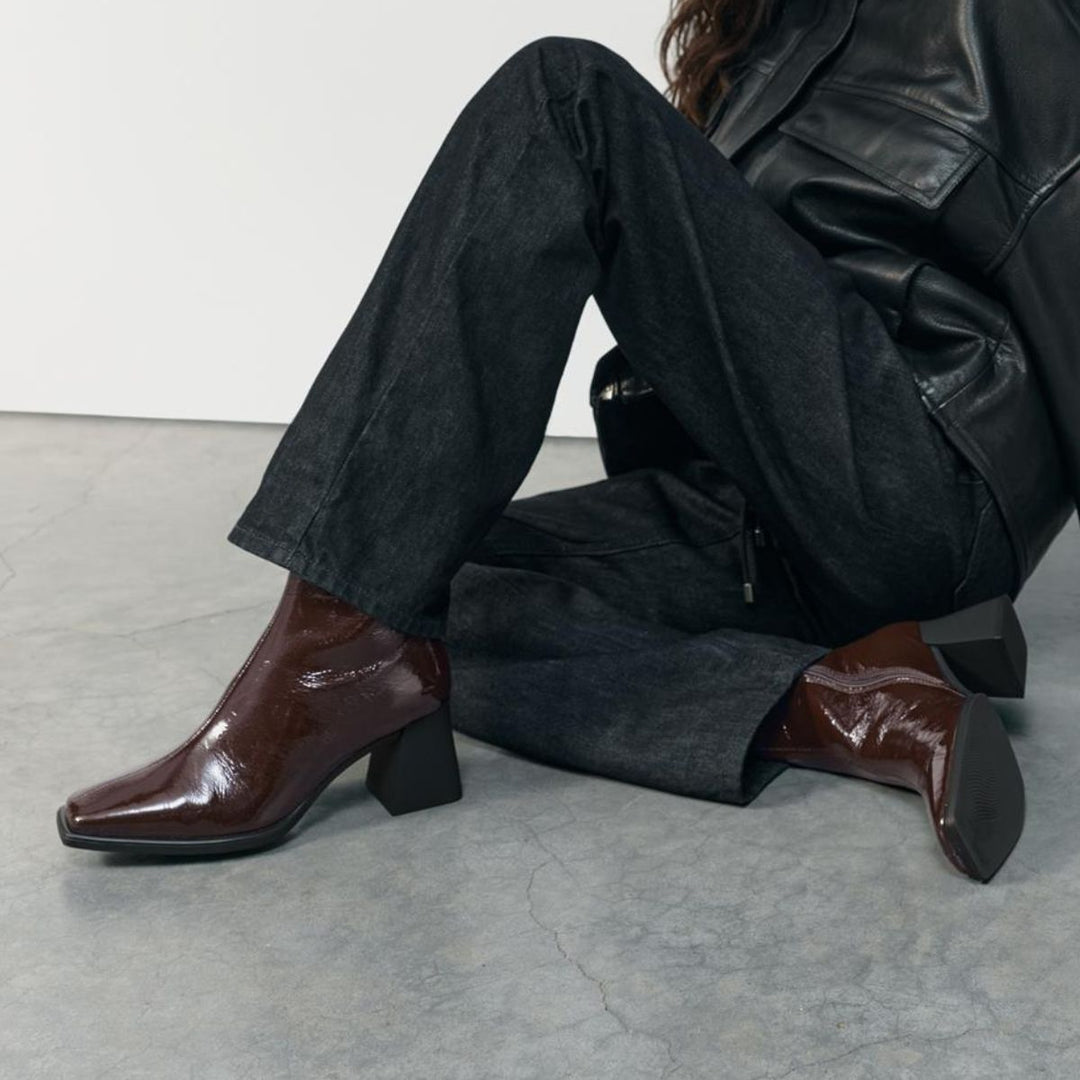 Vagabond Hedda Støvlett Lakk Chocolate W