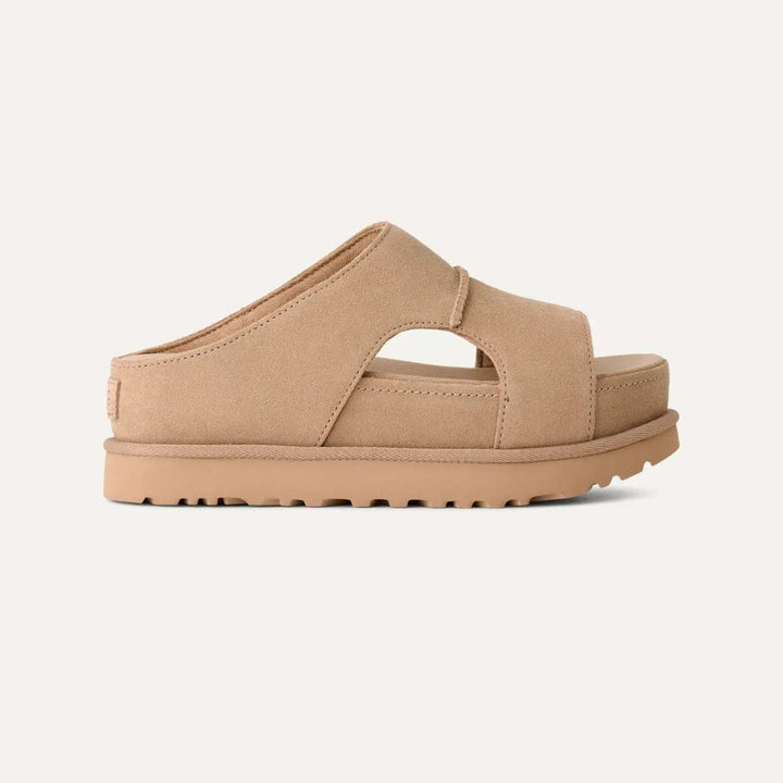UGG Goldenstar Hi Cutout Slide Sand W