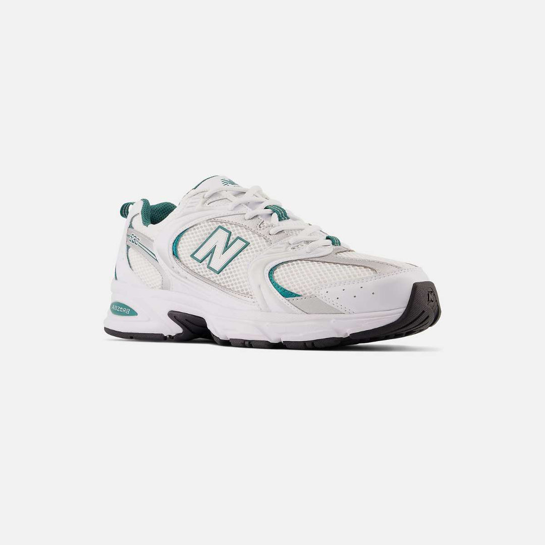 New Balance MR530 White/Silver Metalic Teal W