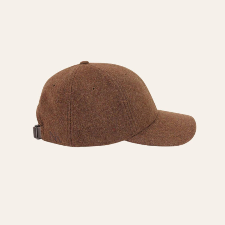 NOHR Synne Wool Caps Brun - caps fra Nohr