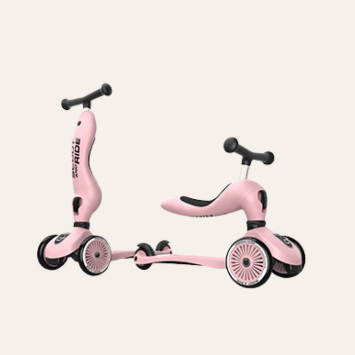 Sparkesykkel Highwaykick 1 Rose