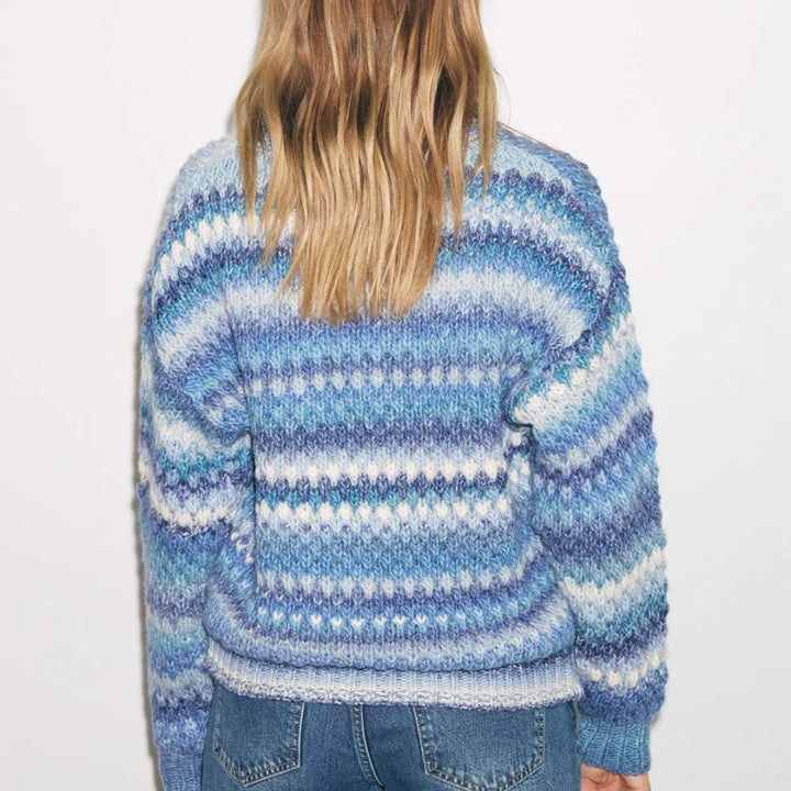 Noella Gio Knit Sweater Sky Mix