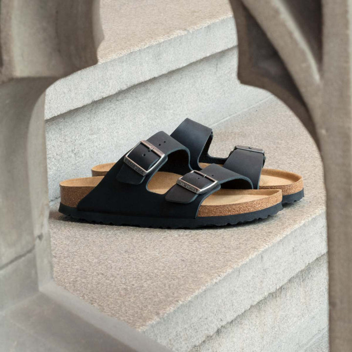 Birkenstock Arizona Oiled Leather Black W