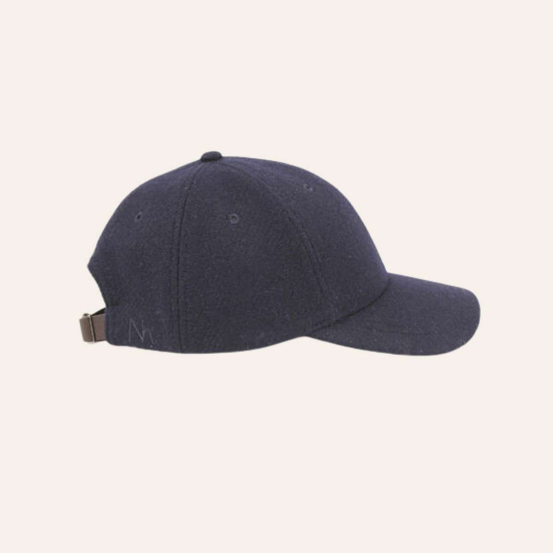 Nohr Ulrik Wool Caps Marine Blå