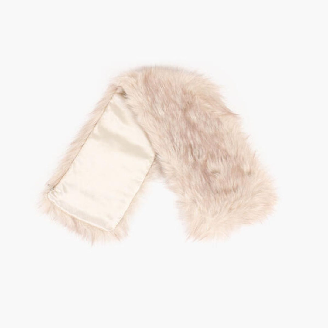 NOHR Karen Krage Fuskepels Beige