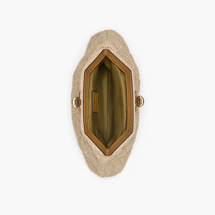 Marc Jacobs The Claw Clip Clutch Medium Natural