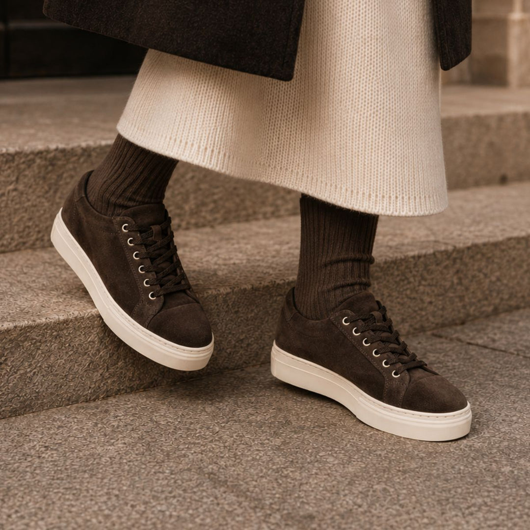 Vagabond Zoe Platform Sneakers Coffee W