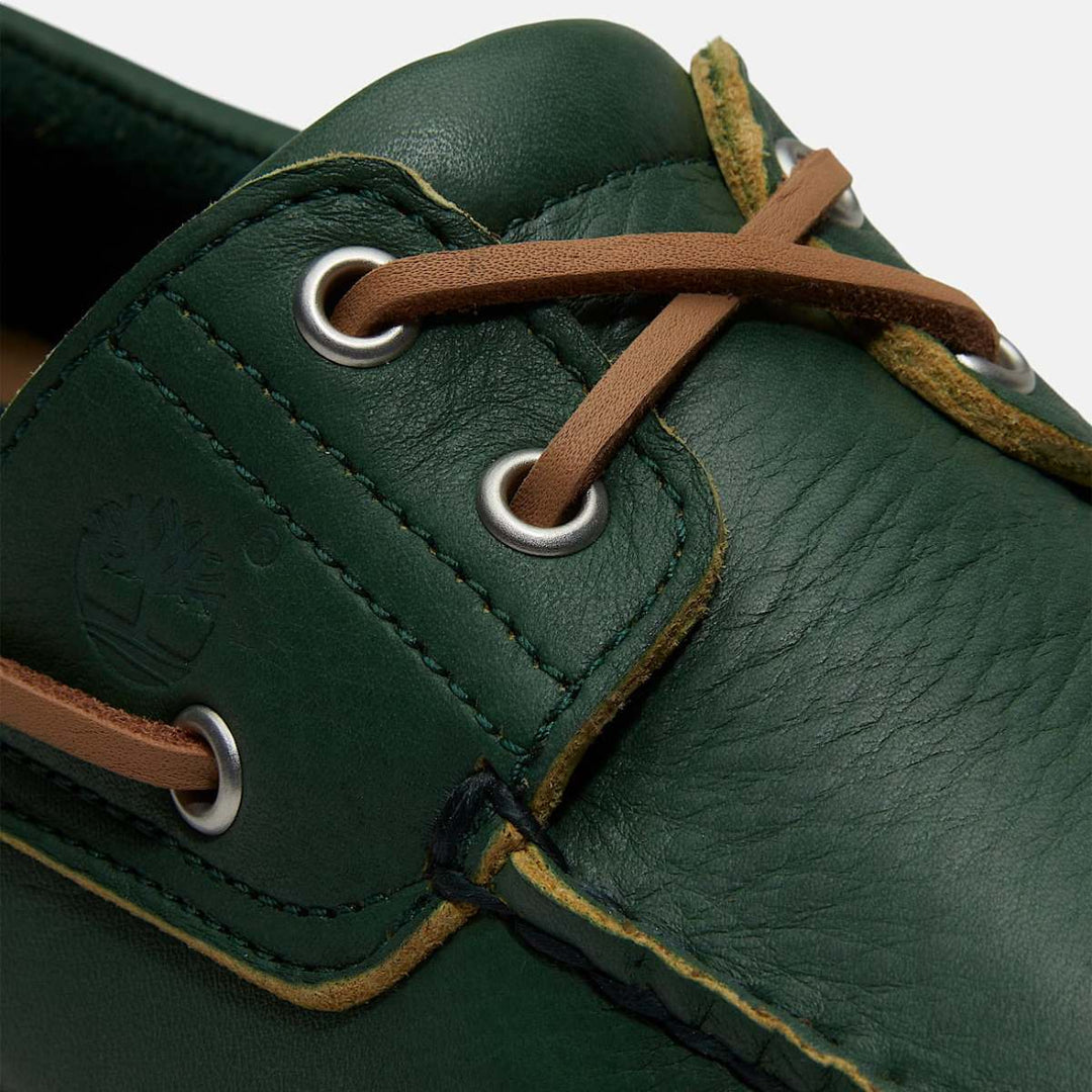 Timberland Classic Boat Shoe Medium Green Full Grain M