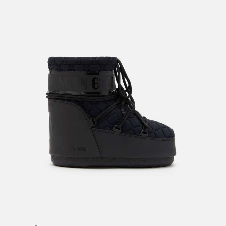 Moon Boot Icon Low Quilt Black