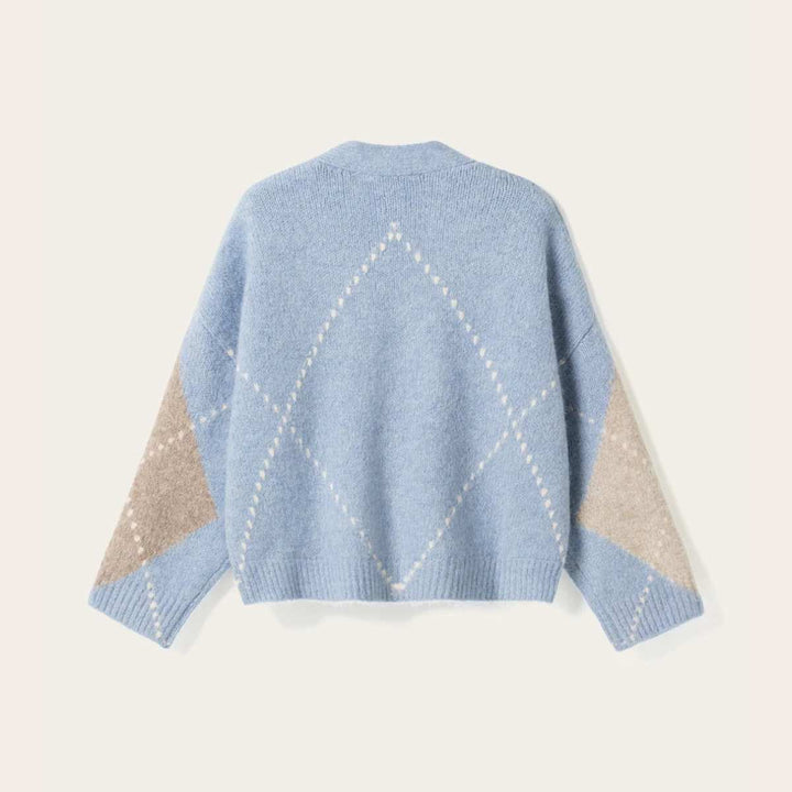 Noella N-Laiana Knit Cardigan Sky Blue Mix