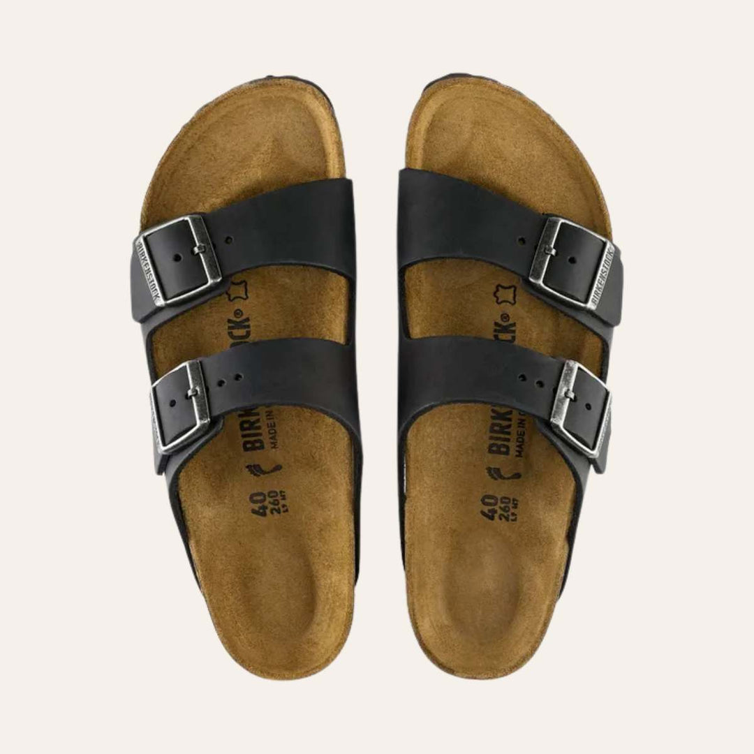 Birkenstock Arizona Oiled Leather Black W