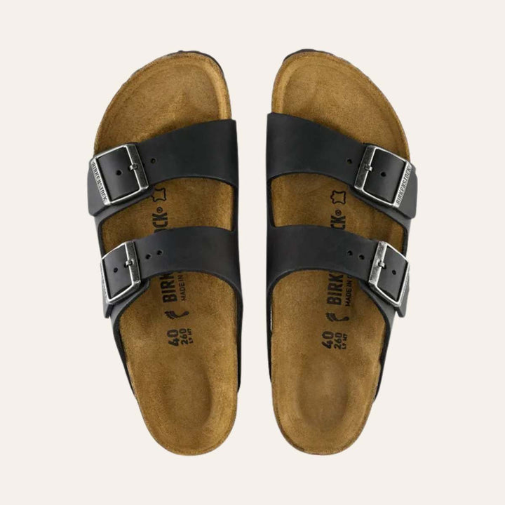 Birkenstock Arizona Oiled Leather Black W
