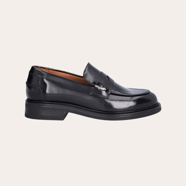 Billi Bi Loafer Black Calf W