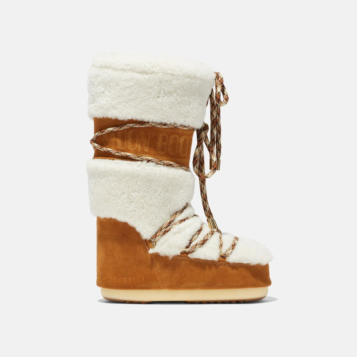 Moon Boot Icon Shearling Whisky/Offwhite