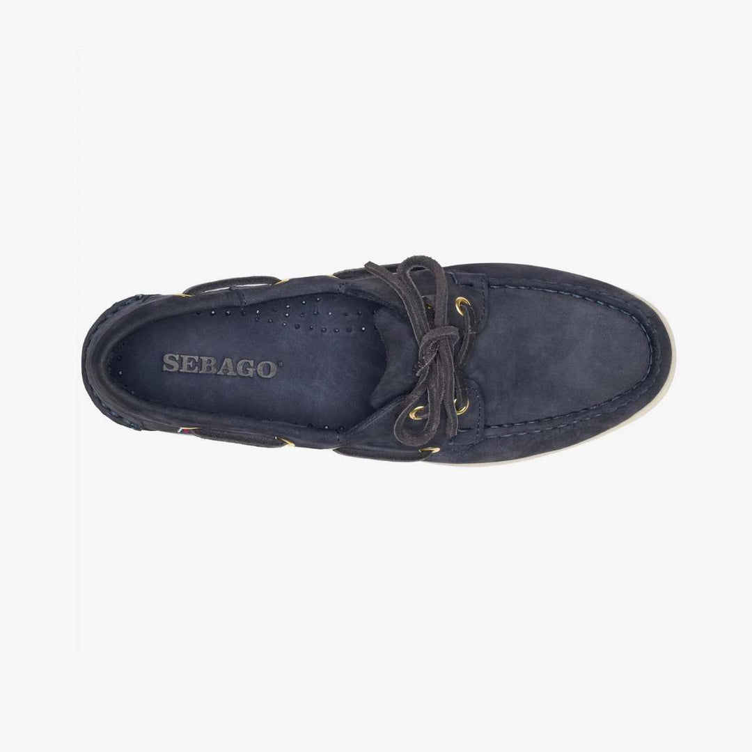 Sebago Docksides Portland Nubuck Blue Universe W