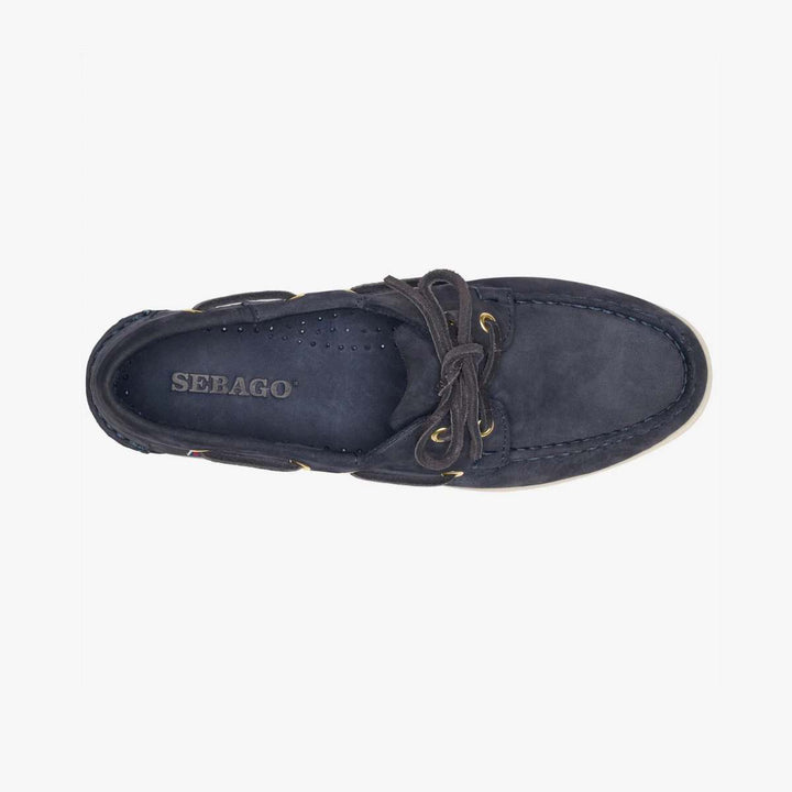 Sebago Docksides Portland Nubuck Blue Universe W