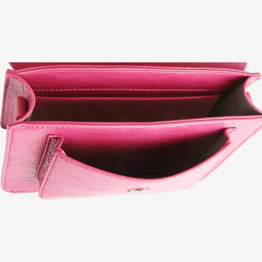 Hvisk Cayman Pocket Raw Structure Fuchsia Pink