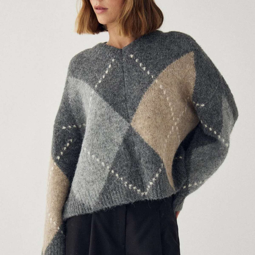 Noella Lai Knit Grey Mix