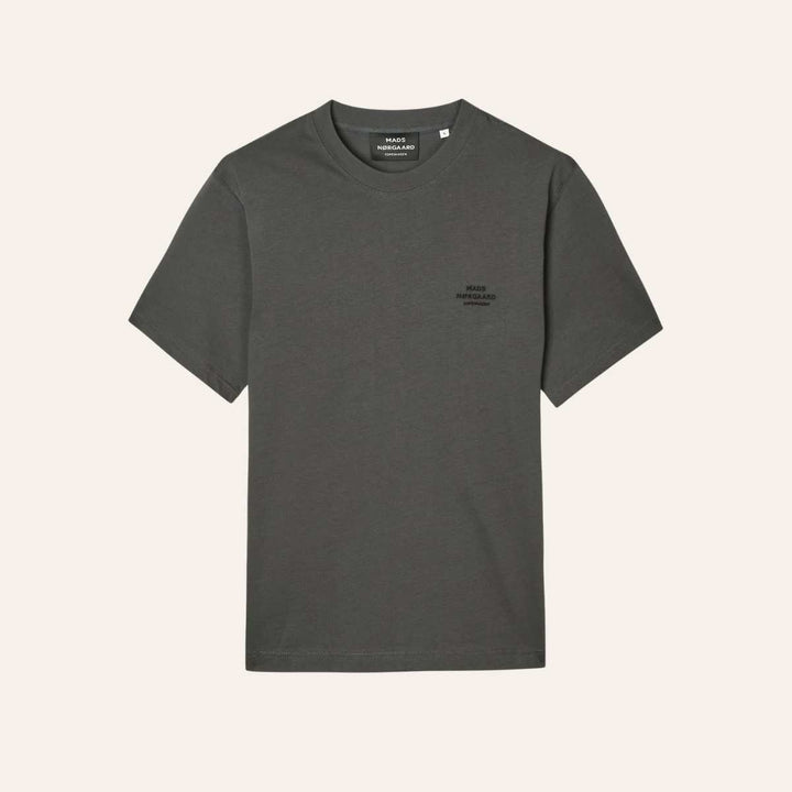 Mads Nørgaard Cotton Jersey Frode Logo Tee Asphalt