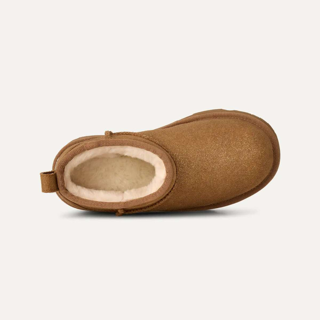 UGG K Classic Ultra Mini Dazzle Chestnut JR