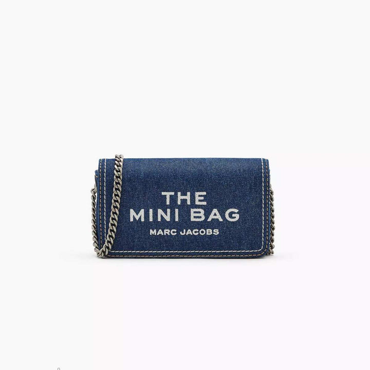 Marc Jacobs The Mini Bag Denim Dark Wash