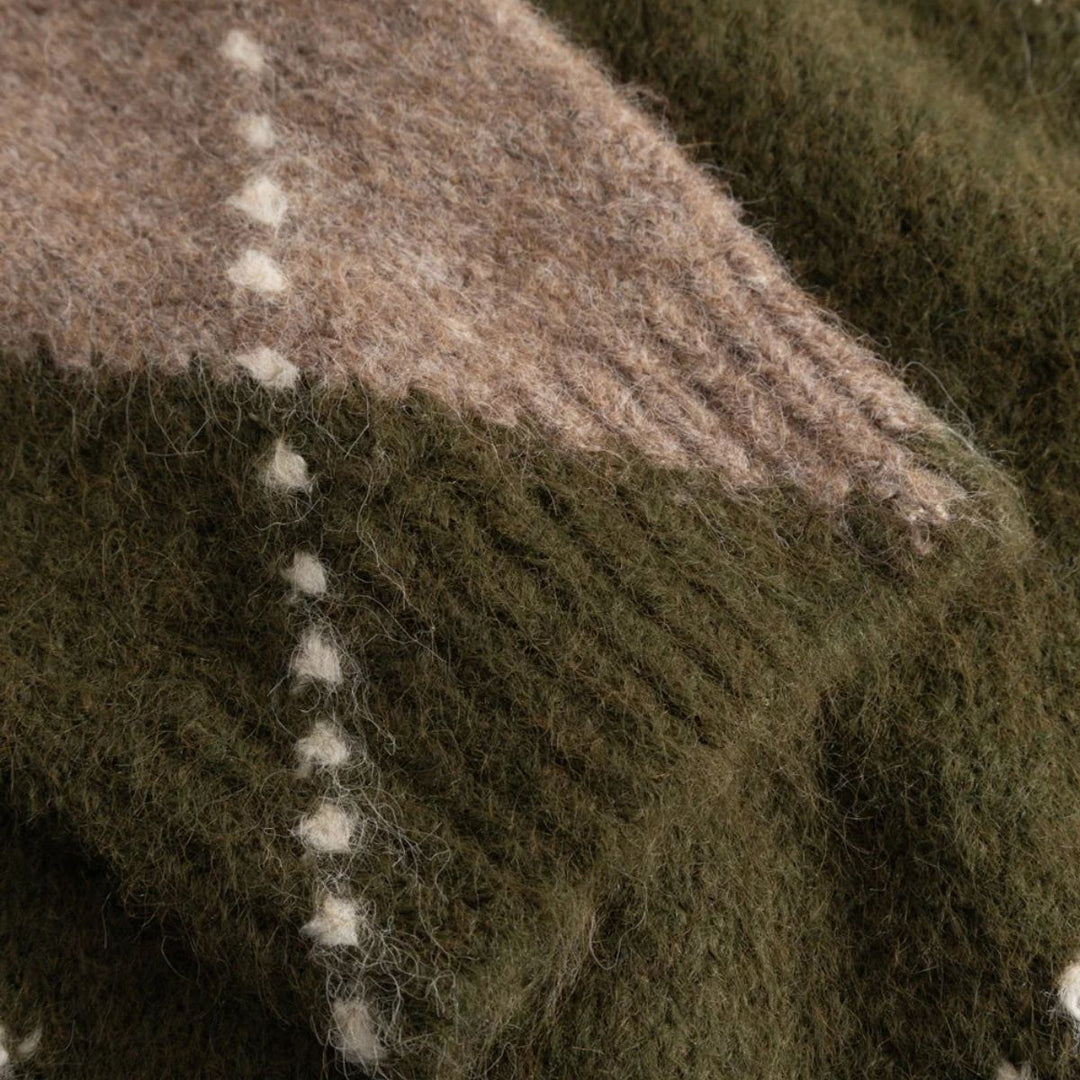 Noella N-Laiana Knit Cardigan Avocado Green Mix