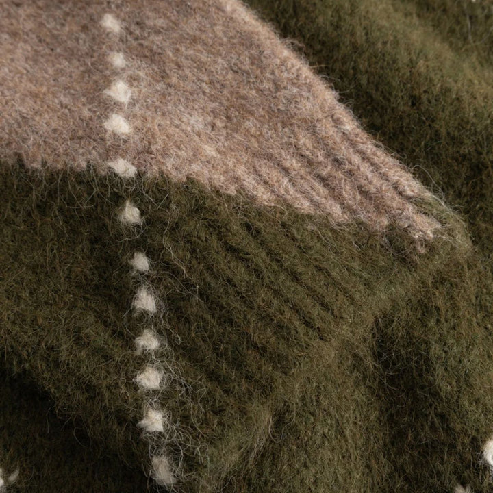 Noella N-Laiana Knit Cardigan Avocado Green Mix