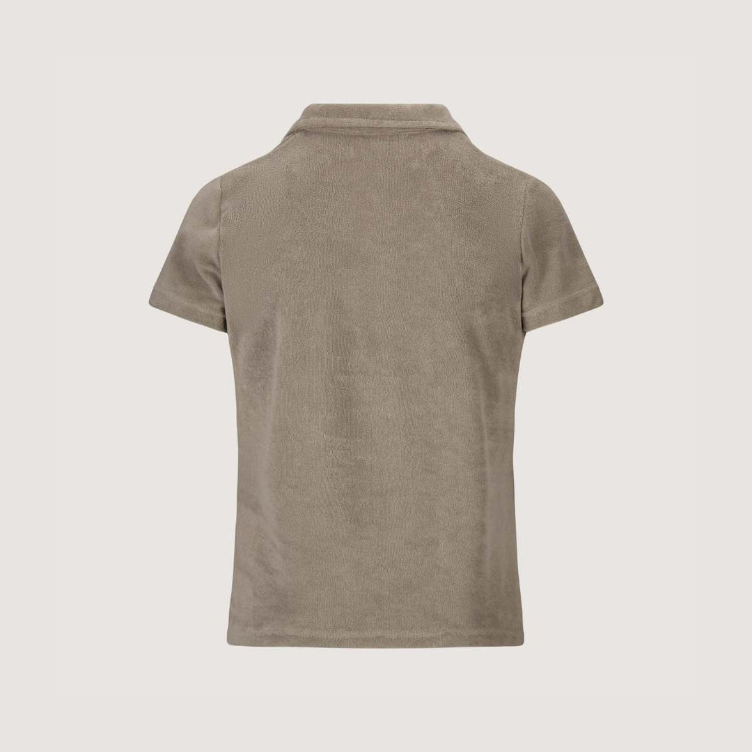 Monel Mina Terry Polo Mocca