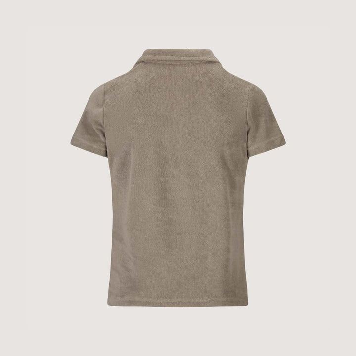 Monel Mina Terry Polo Mocca