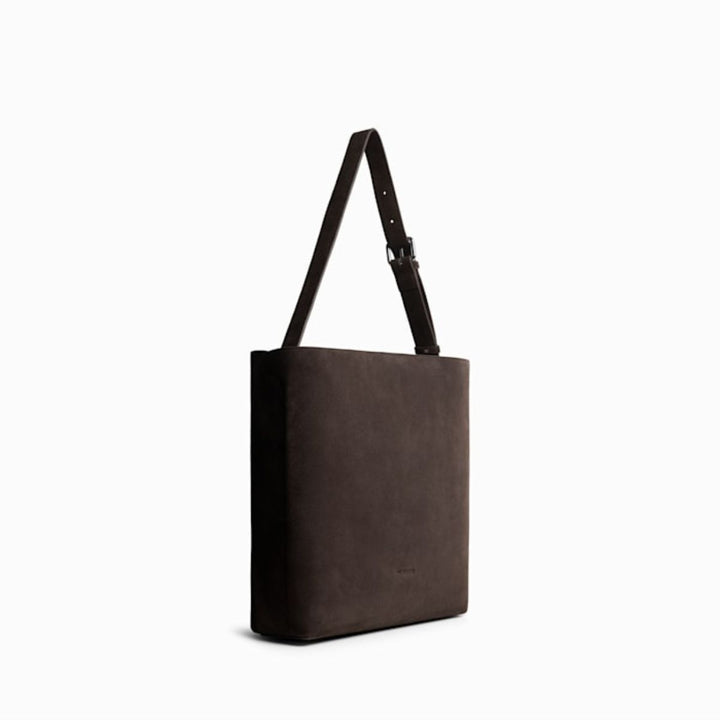 Jim Rickey Naomi Medium Suede Truffle