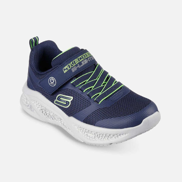 Skechers Meteor-Lights Navy Lime