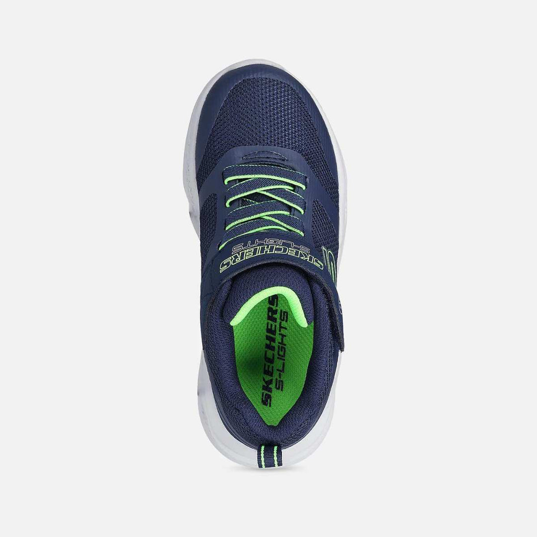 Skechers Meteor-Lights Navy Lime