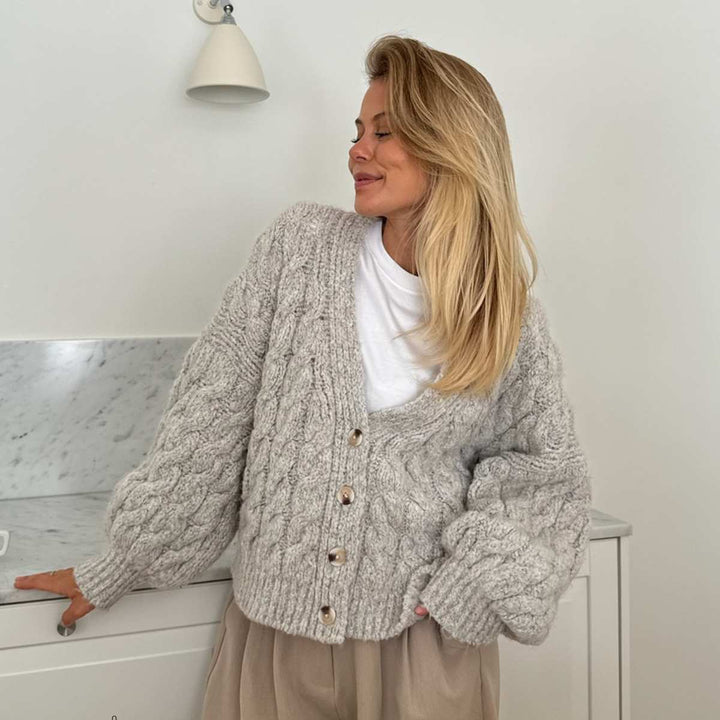 BYIC SiggaIC Cardigan Light Greige