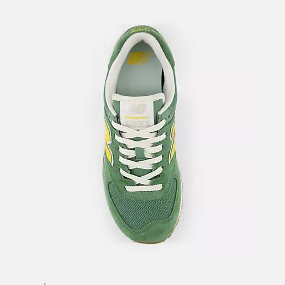 New Balance 574 Mallgard Green/Ginger Lemon W