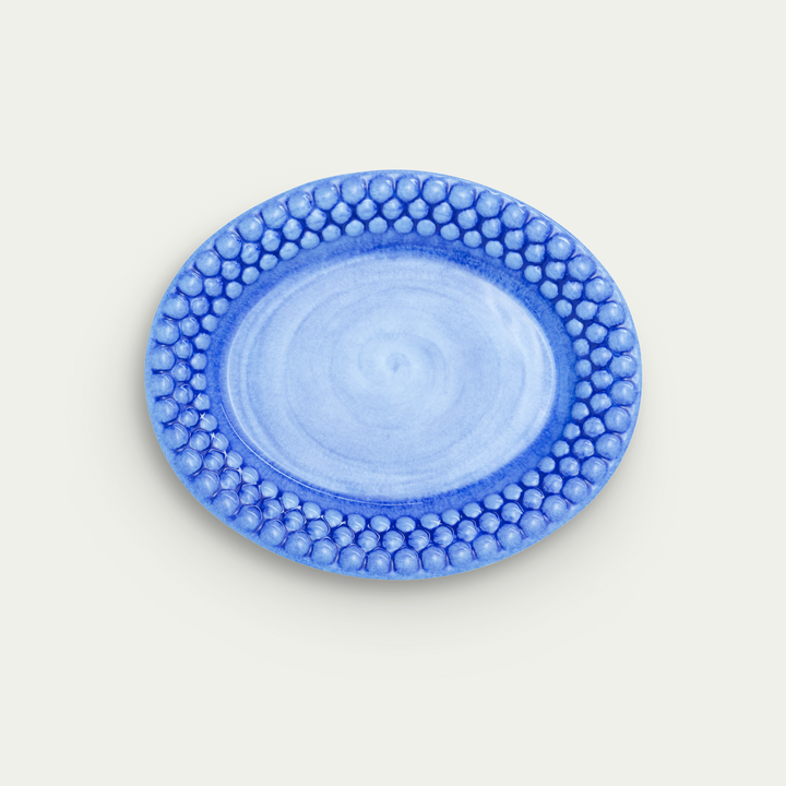 Mateus Bubbles Plate Light Blue 20x16cm