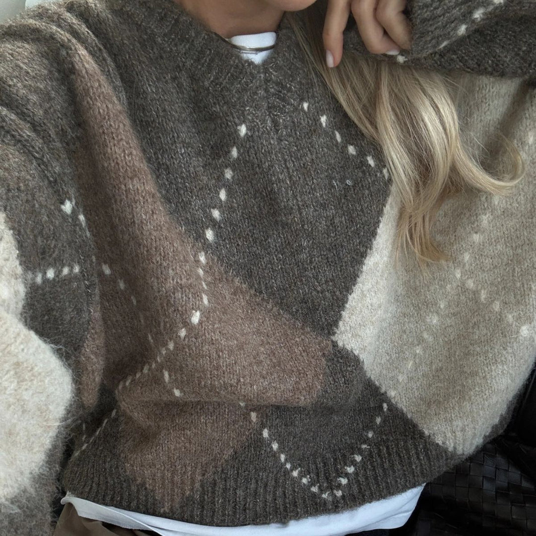 Noella Lai Knit Ash Brown Mix